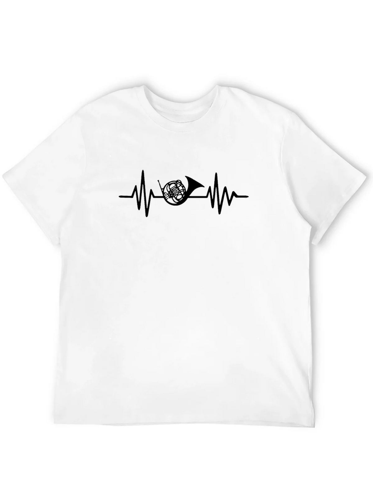 French Horn Heartbeat T-Shirt product image 11
