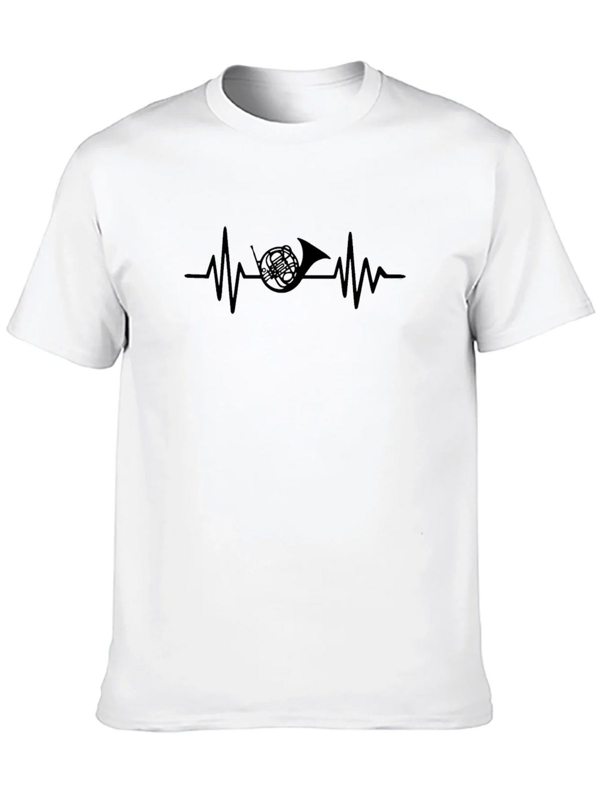 French Horn Heartbeat T-Shirt product image 9