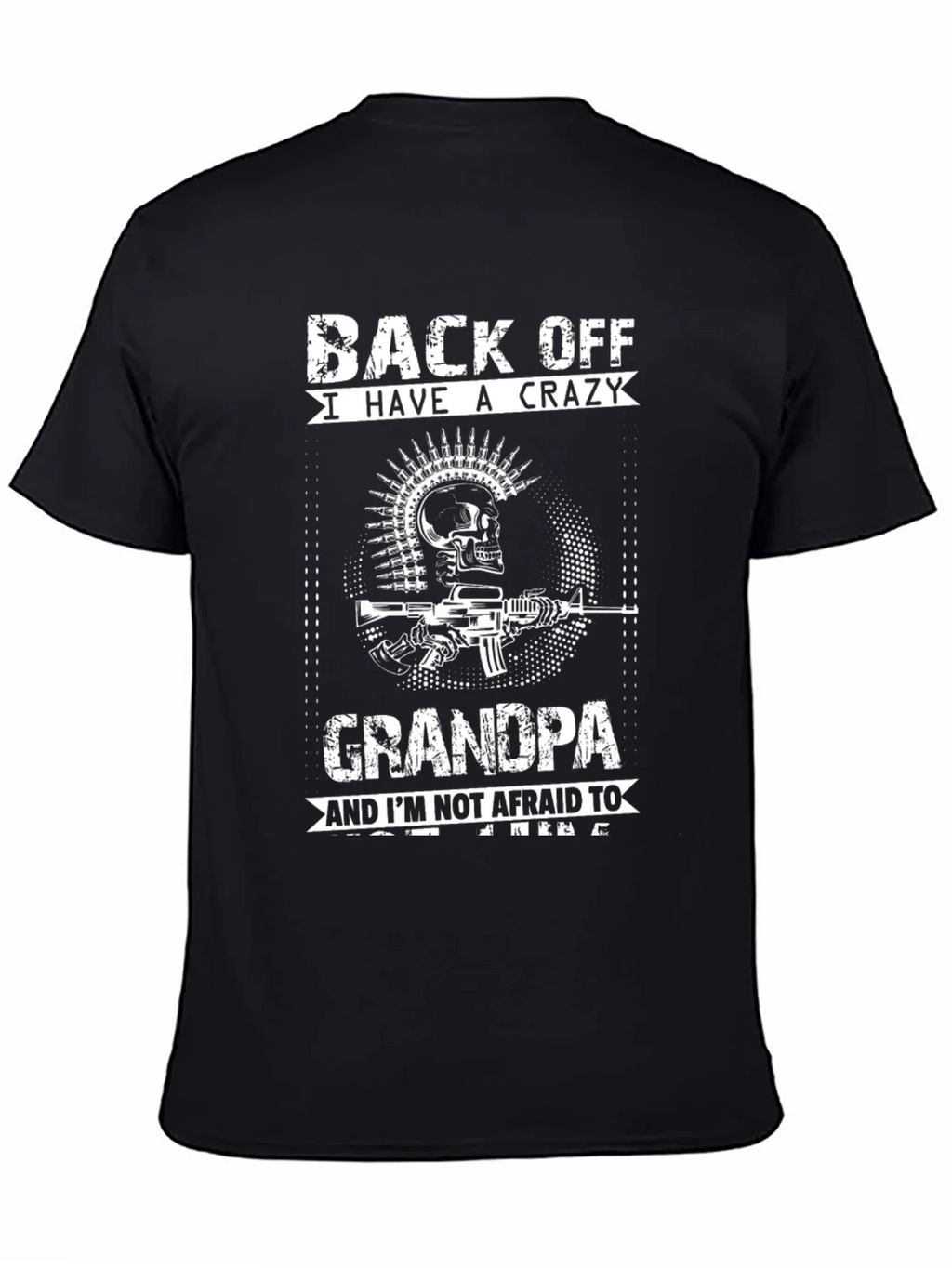 Crazy Grandpa T-Shirt - Black product image 4
