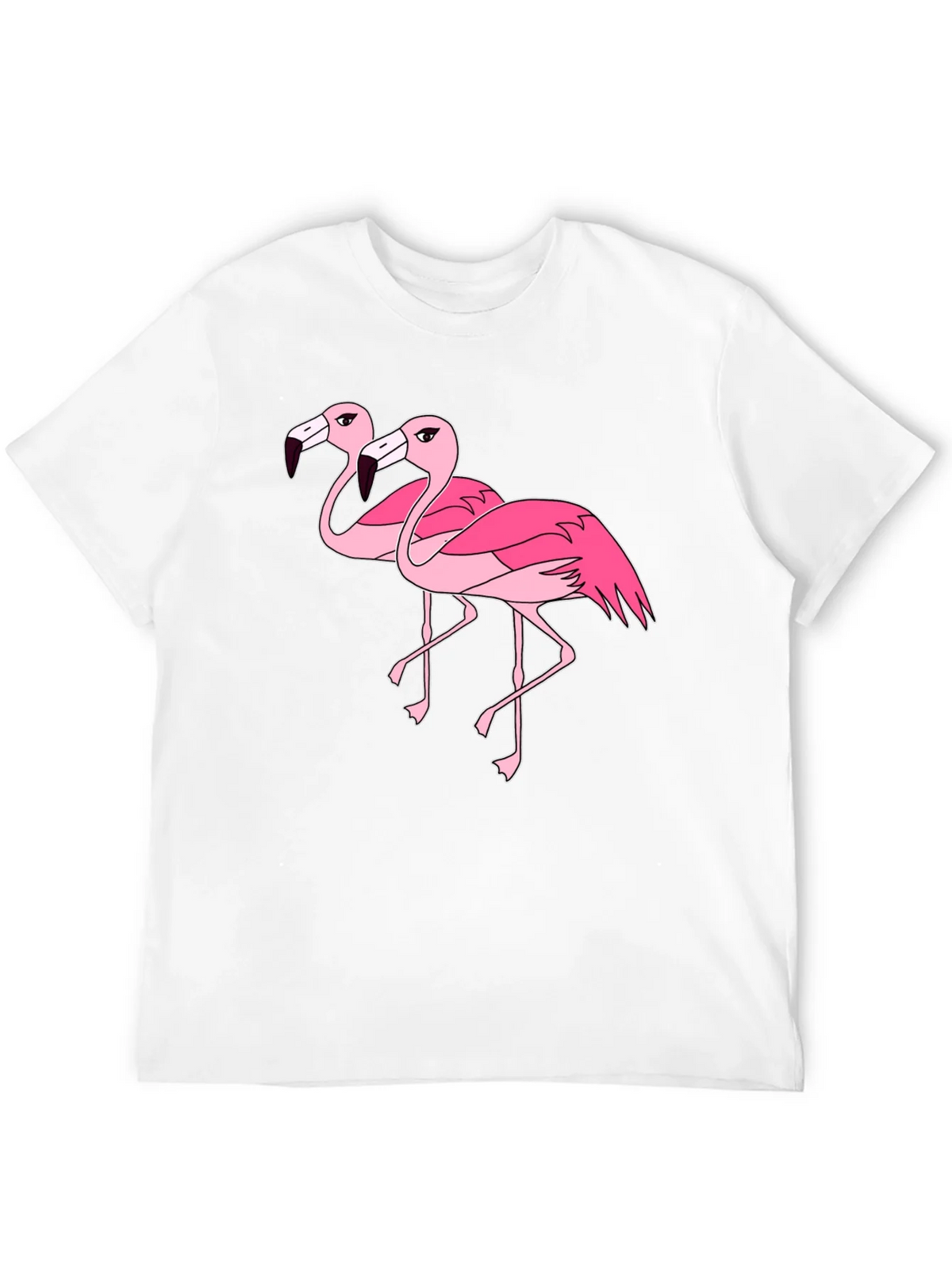 Flamingo Graphic Tee - Black Cotton Shirt product image 9