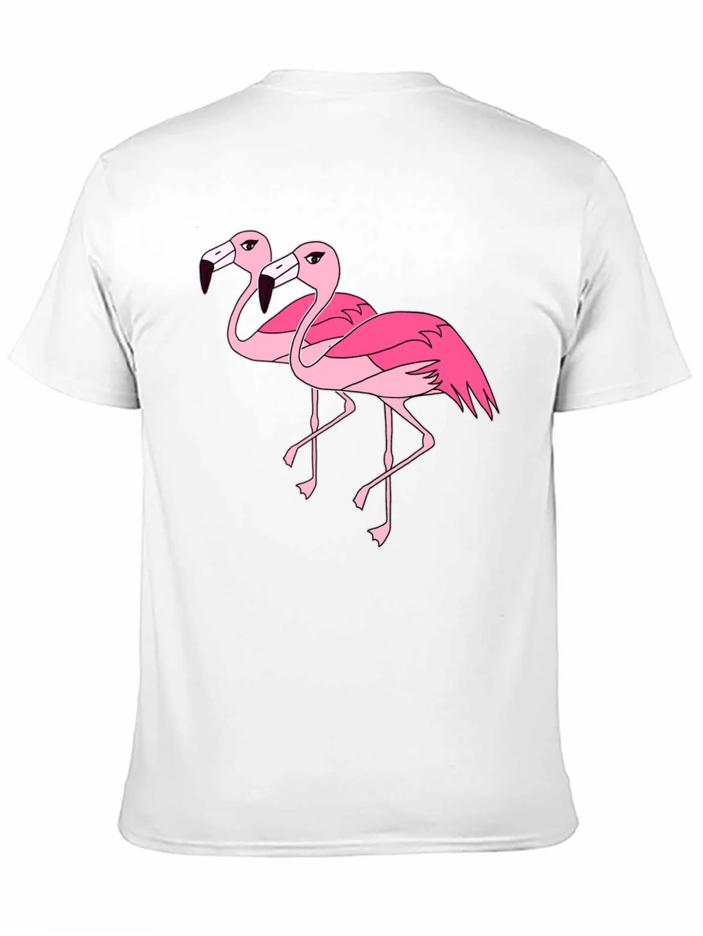 Flamingo Graphic Tee - Black Cotton Shirt product image 8
