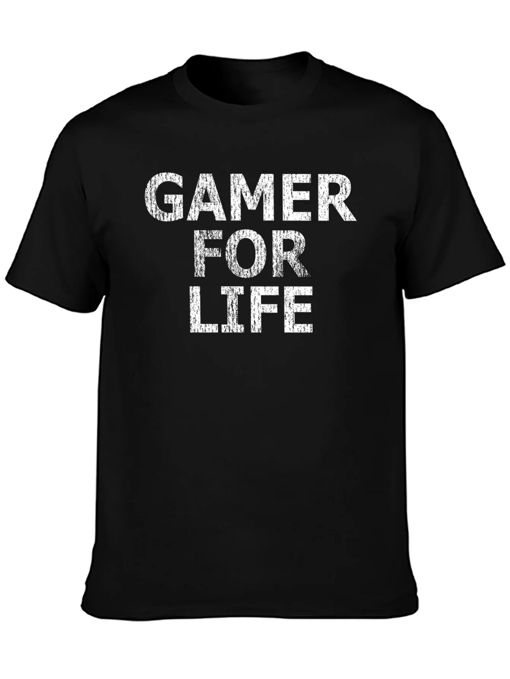 Gamer For Life Graphic Tee - Black Casual T-Shirt product image 3