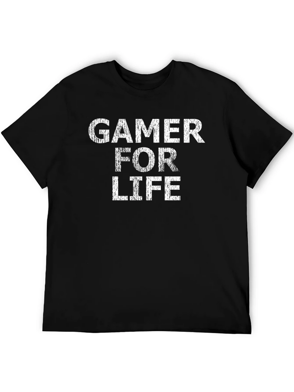 Gamer For Life Graphic Tee - Black Casual T-Shirt product image 5