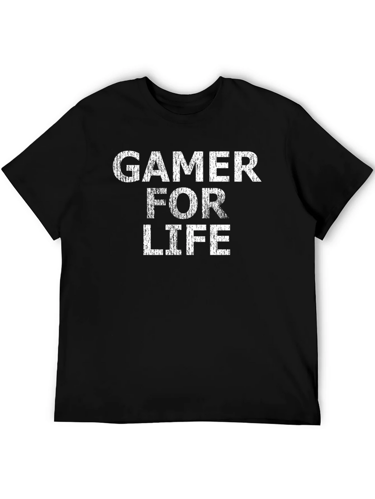 Gamer For Life Graphic Tee - Black Casual T-Shirt product image 5