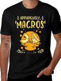 Funny Macros Pasta and Cheese Graphic T-Shirt product image 1