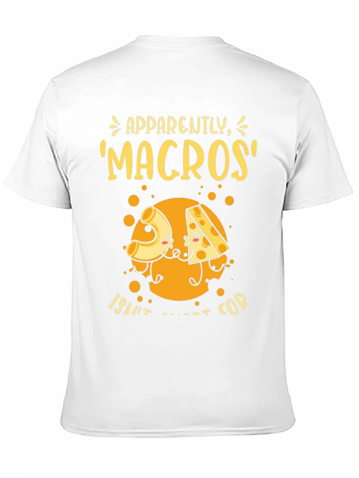Funny Macros Pasta and Cheese Graphic T-Shirt product image 10