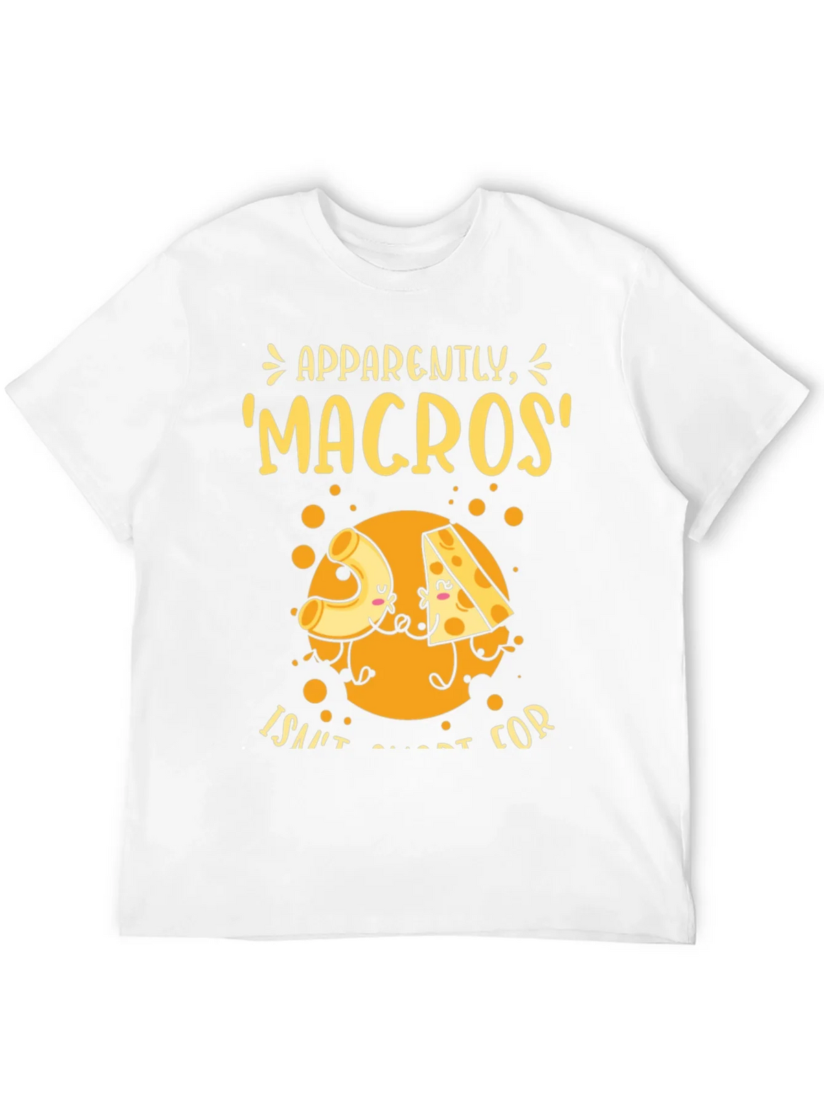 Funny Macros Pasta and Cheese Graphic T-Shirt product image 11