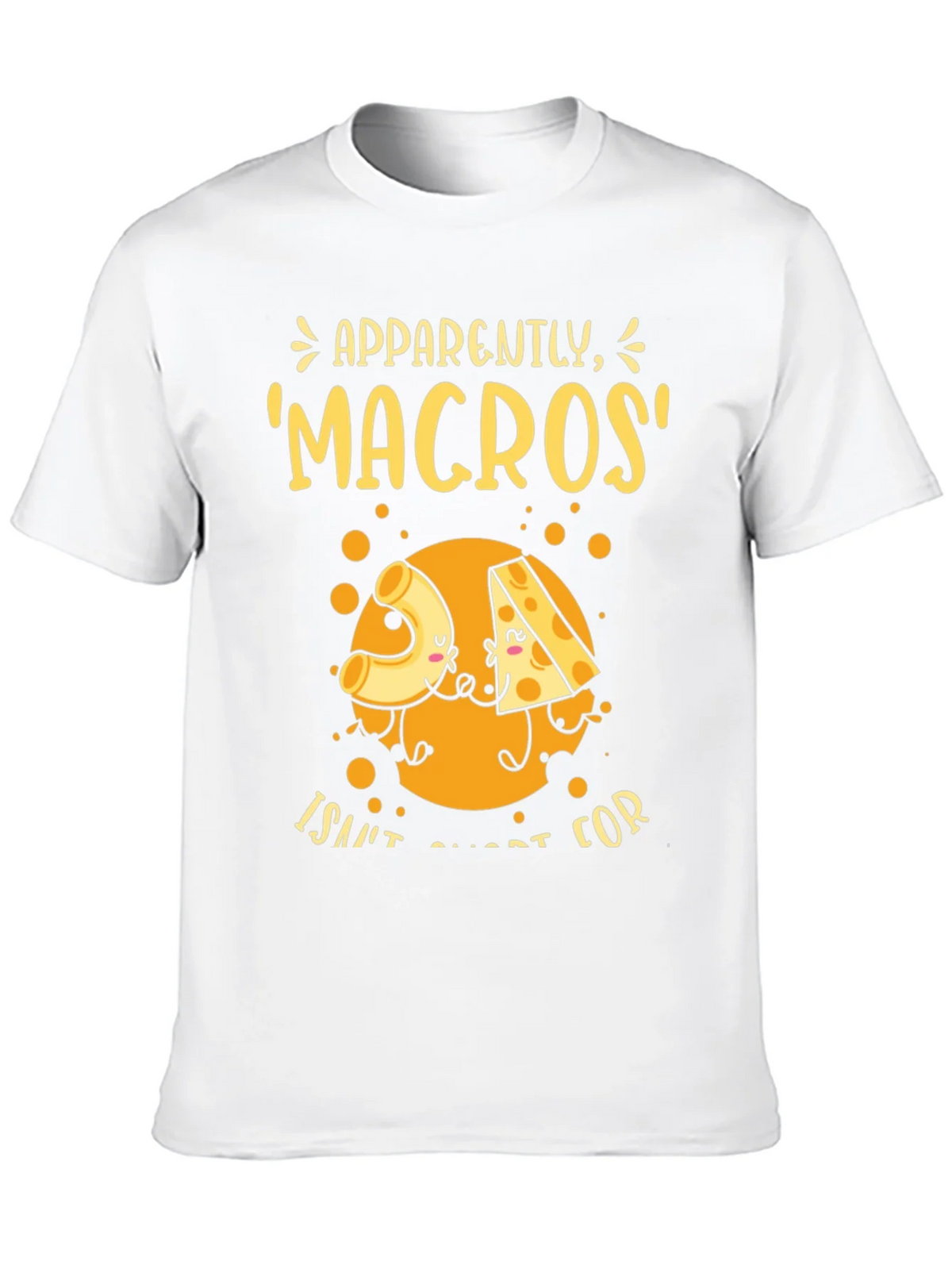 Funny Macros Pasta and Cheese Graphic T-Shirt product image 9
