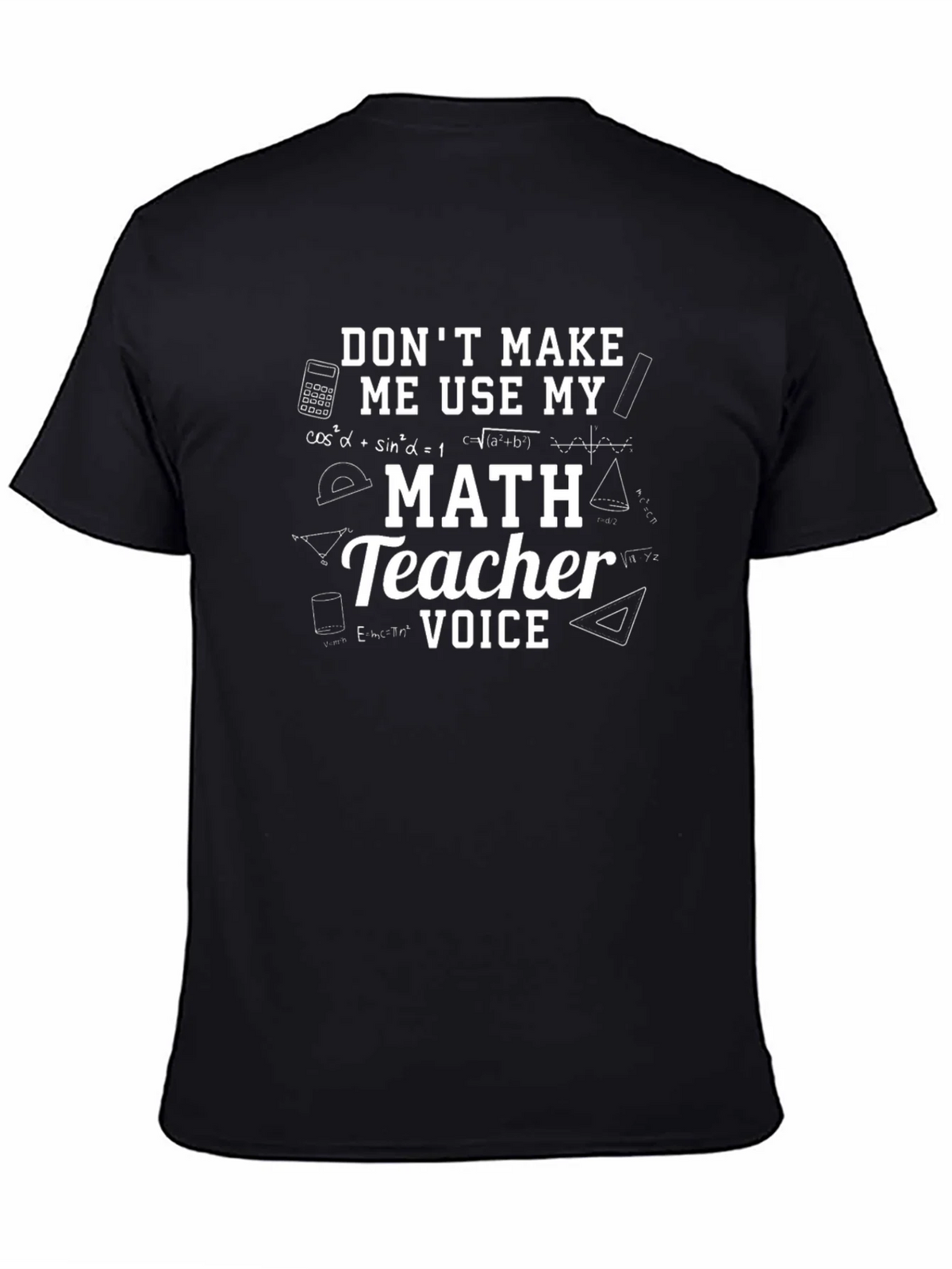 Math Teacher Voice T-Shirt - Funny Gift for Educators product image 4