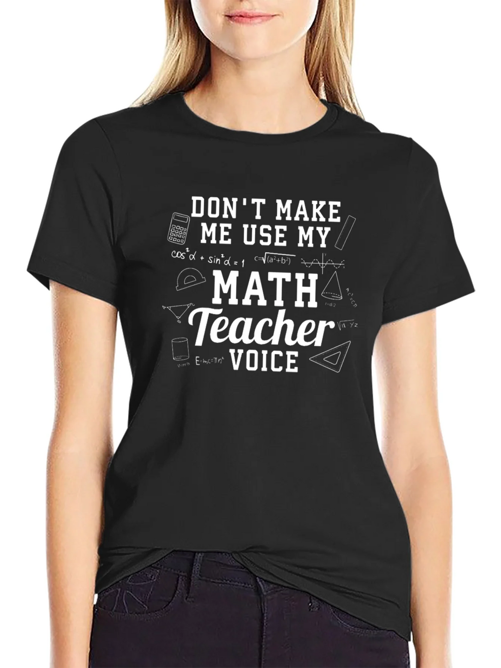 Math Teacher Voice T-Shirt - Funny Gift for Educators product image 2
