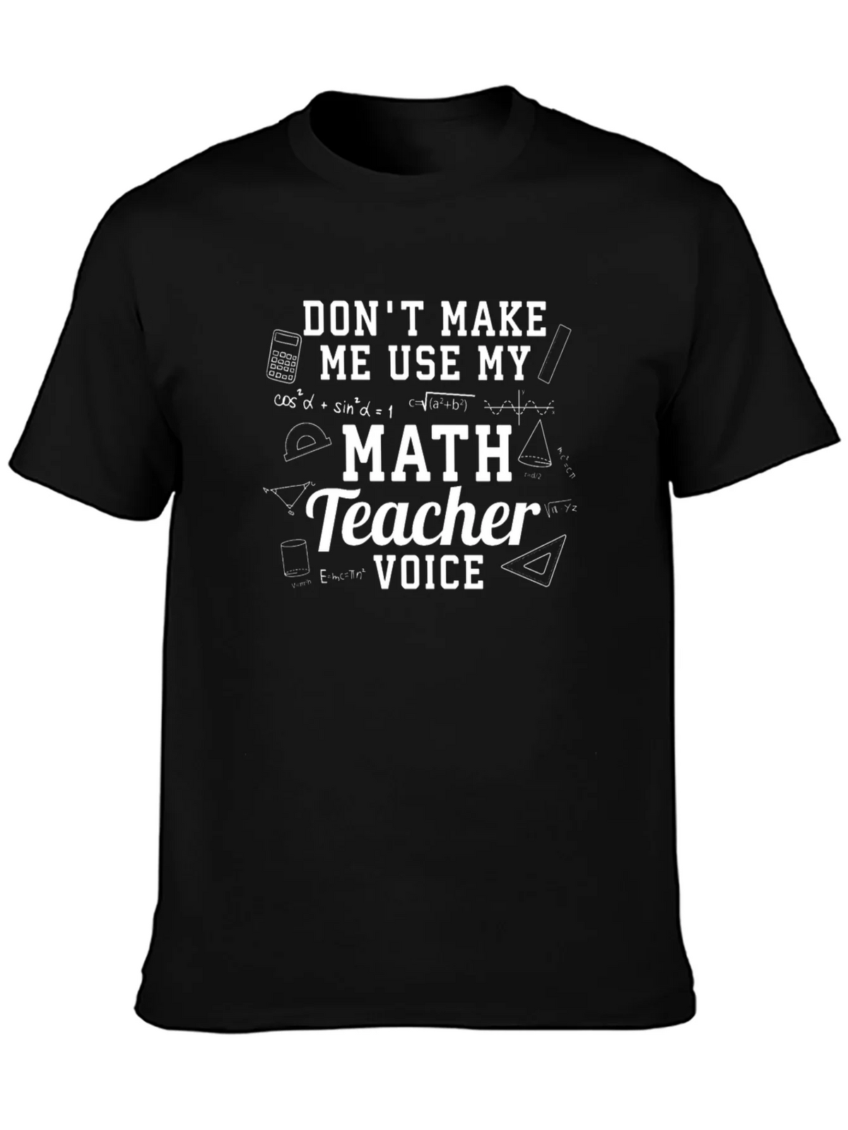 Math Teacher Voice T-Shirt - Funny Gift for Educators product image 3