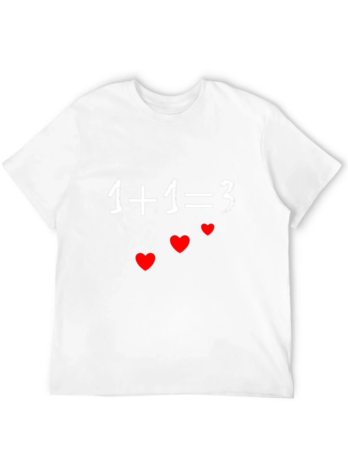1+1=3 Cute Family Matching T-Shirt product image 2