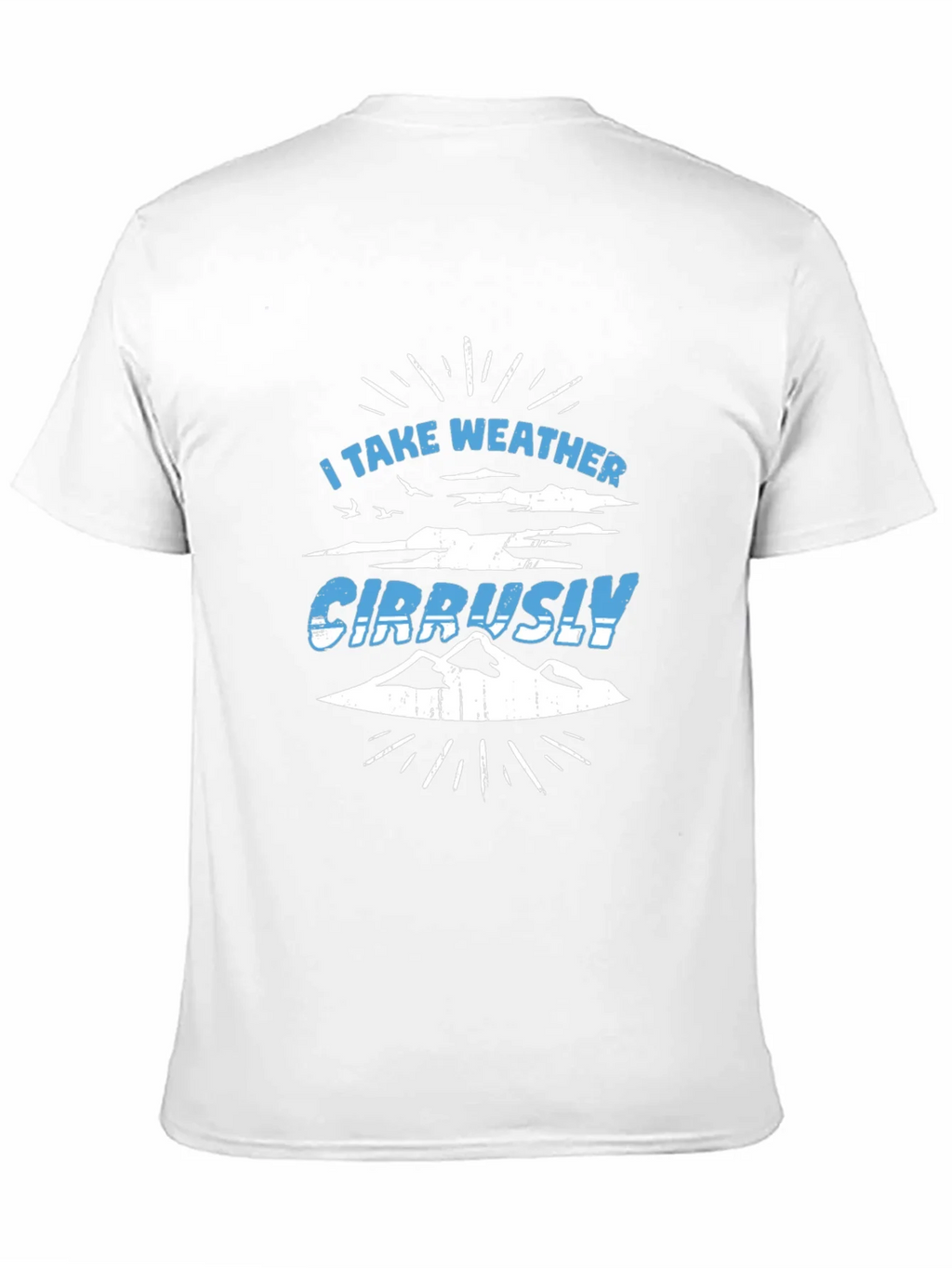 Weather Puns Black T-Shirt - Cirrusly product image 10