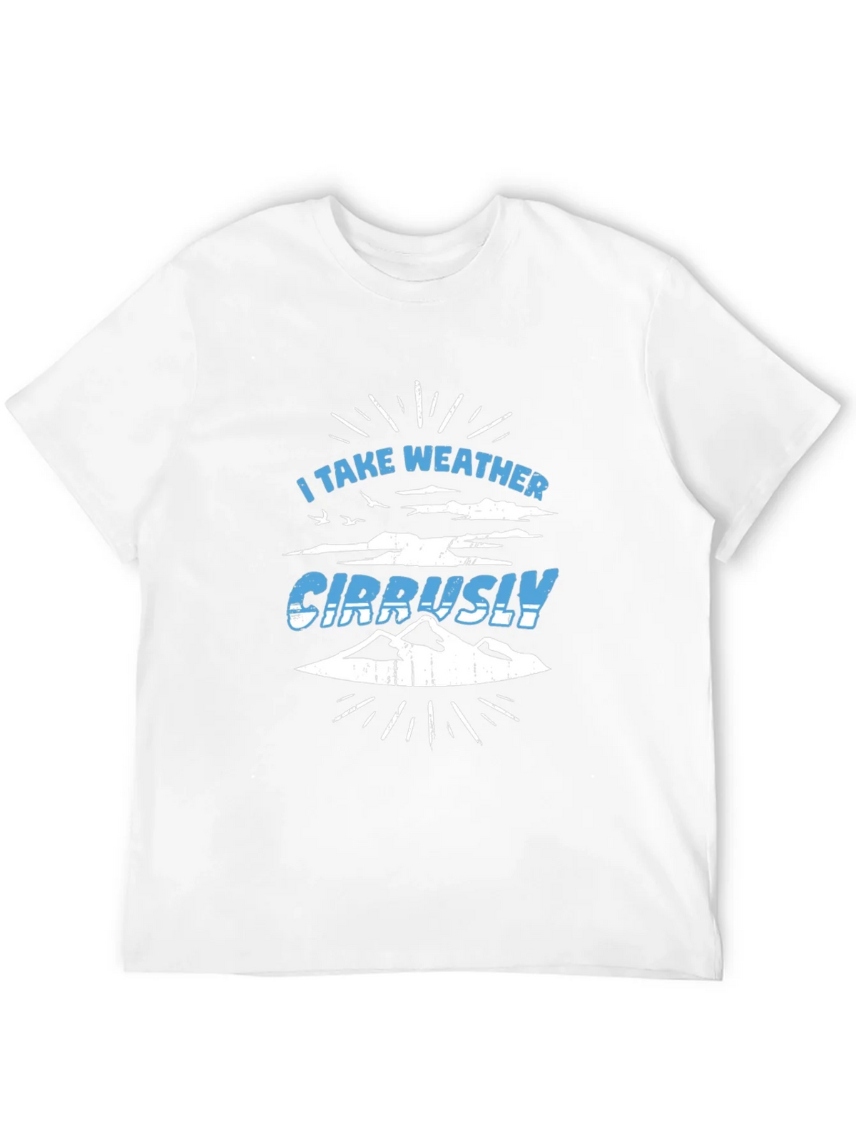 Weather Puns Black T-Shirt - Cirrusly product image 11