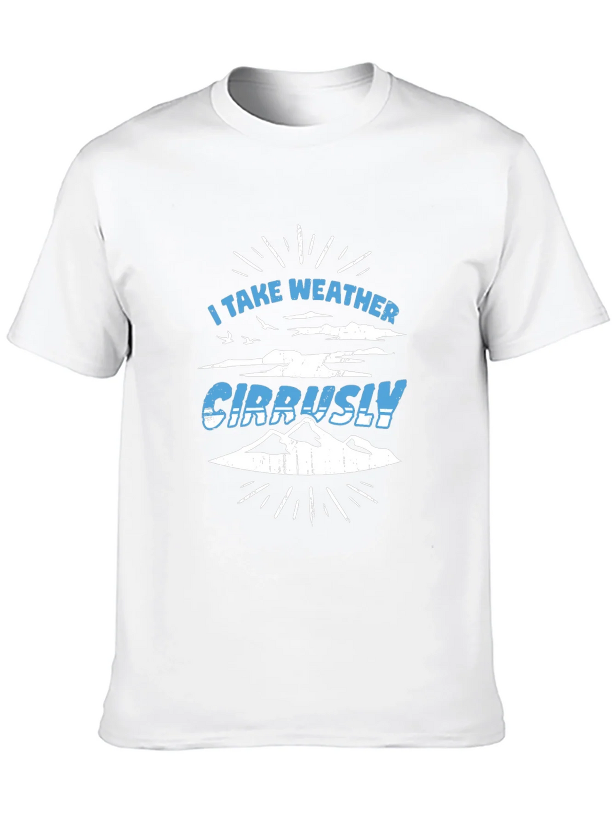 Weather Puns Black T-Shirt - Cirrusly product image 9