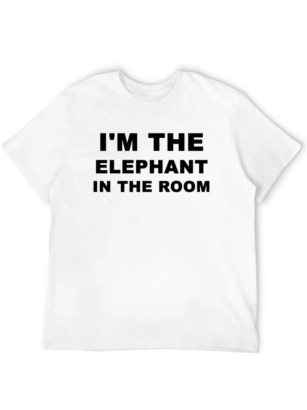 Elephant in the Room Mens Black T-Shirt product image 11
