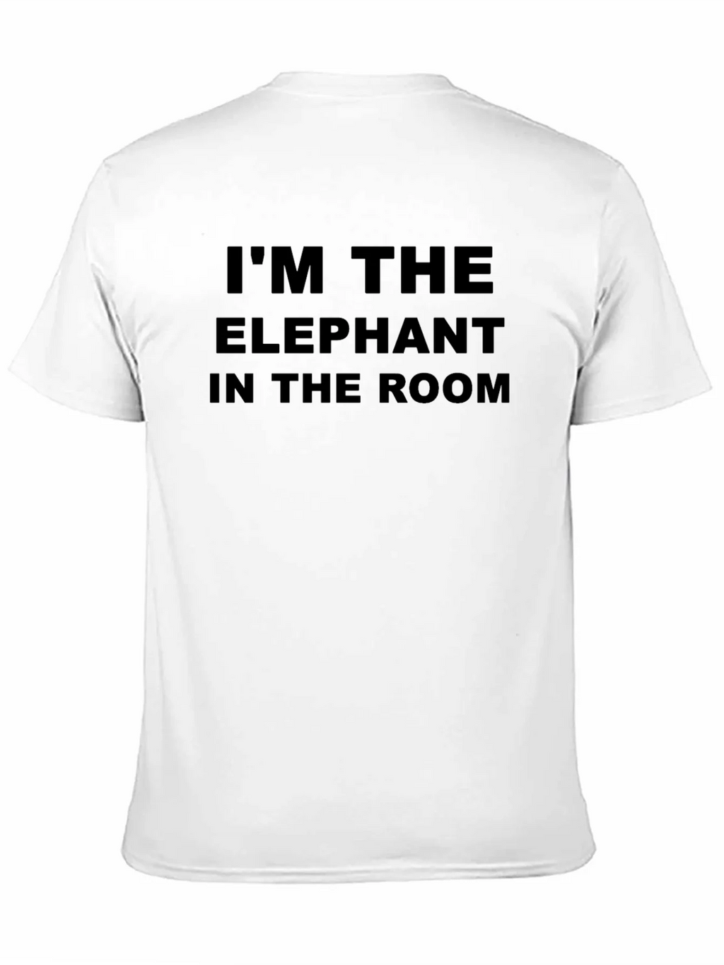 Elephant in the Room Mens Black T-Shirt product image 10