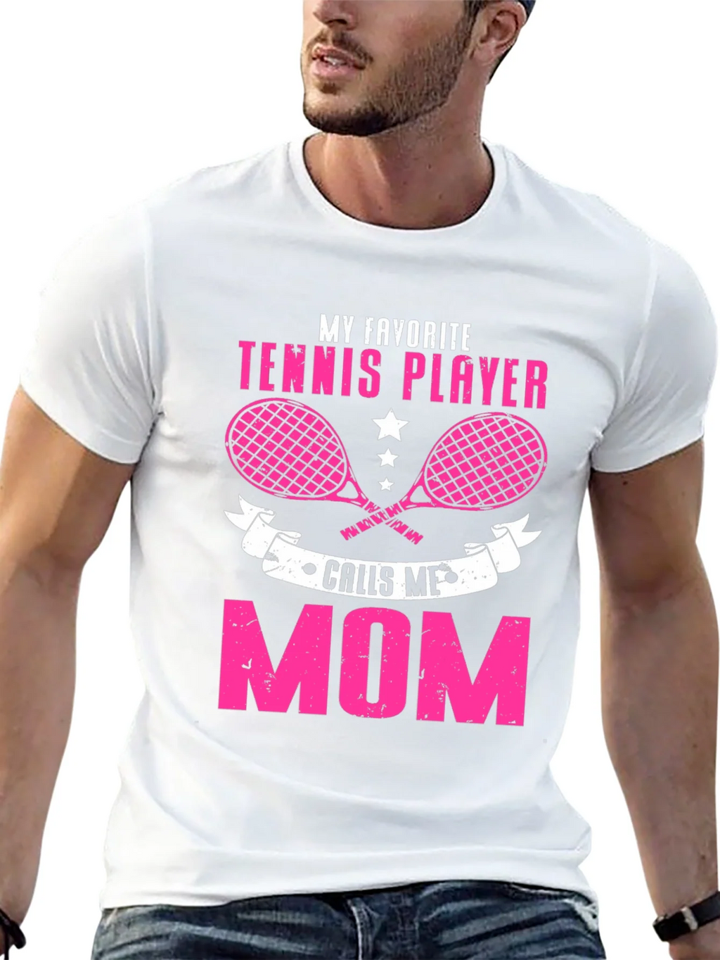 Tennis Mom T-Shirt - My Favorite Player product image 12