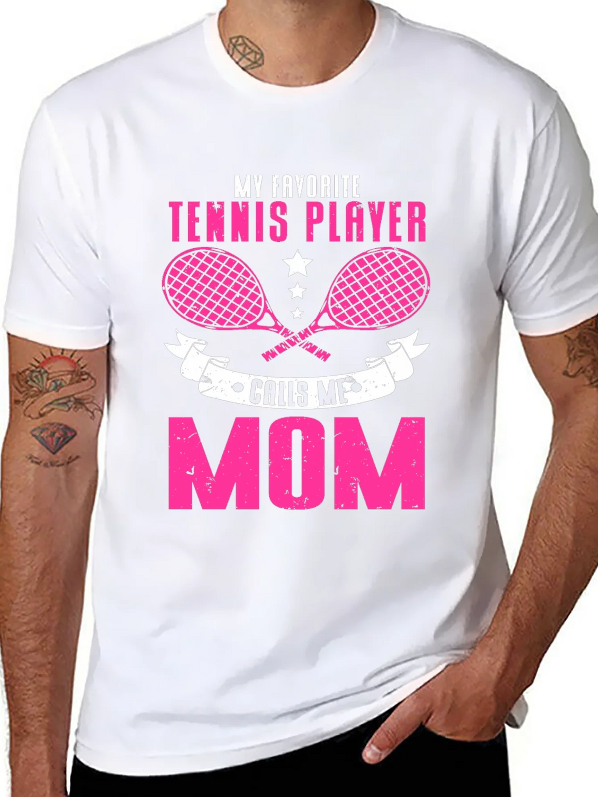 Tennis Mom T-Shirt - My Favorite Player product image 7