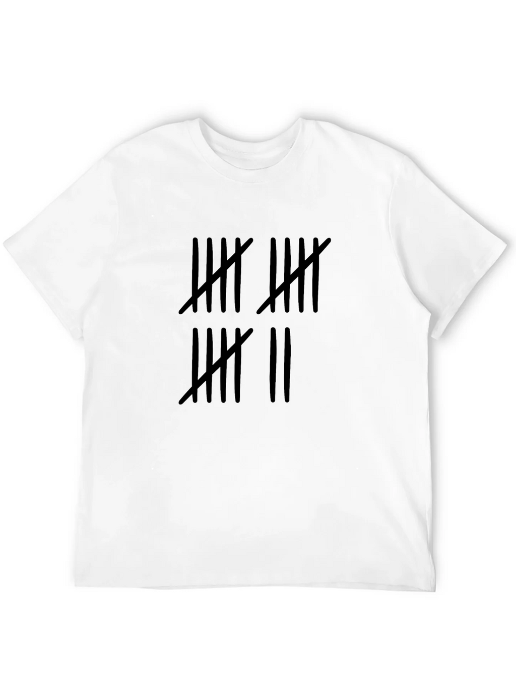 Tally Mark Tee - Count the Days Black Shirt product image 8