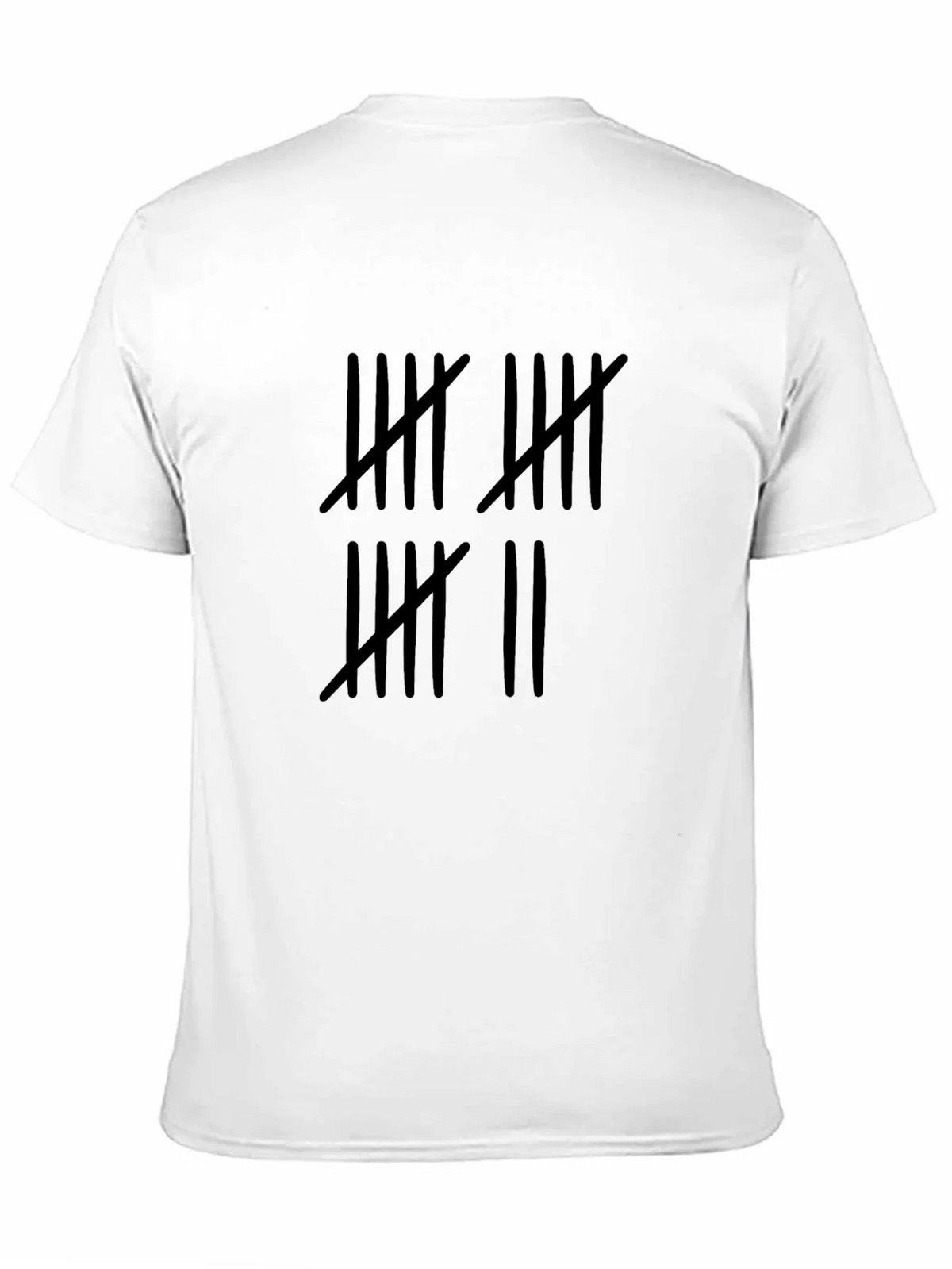 Tally Mark Tee - Count the Days Black Shirt product image 7