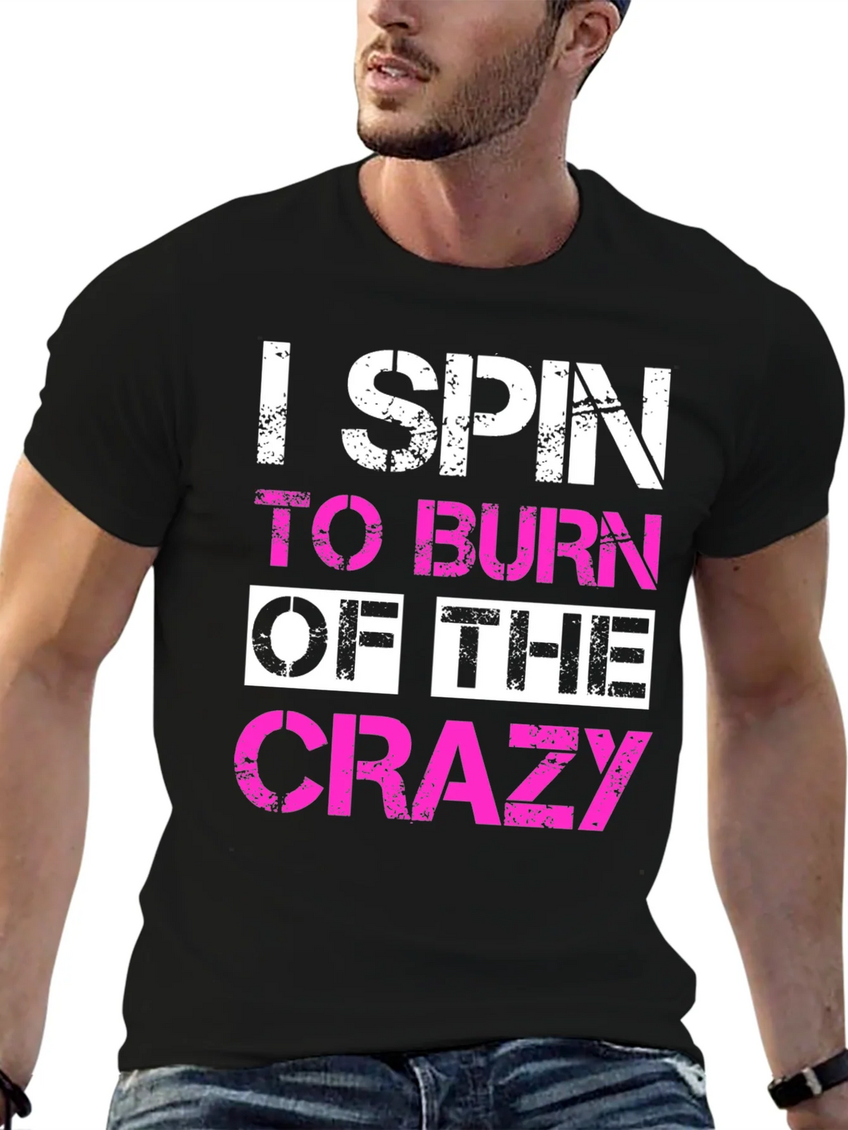 I Spin to Burn Off The Crazy T-Shirt product image 6