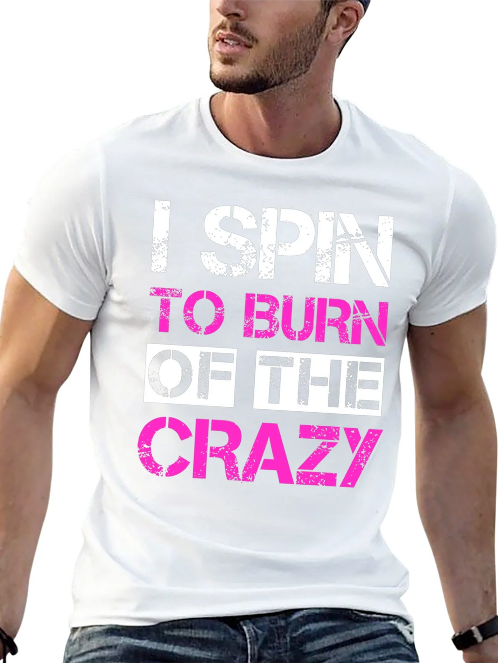 I Spin to Burn Off The Crazy T-Shirt product image 12