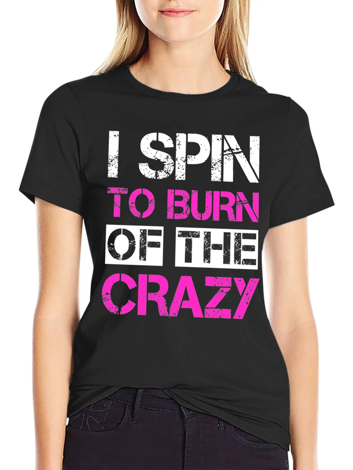 I Spin to Burn Off The Crazy T-Shirt product image 2