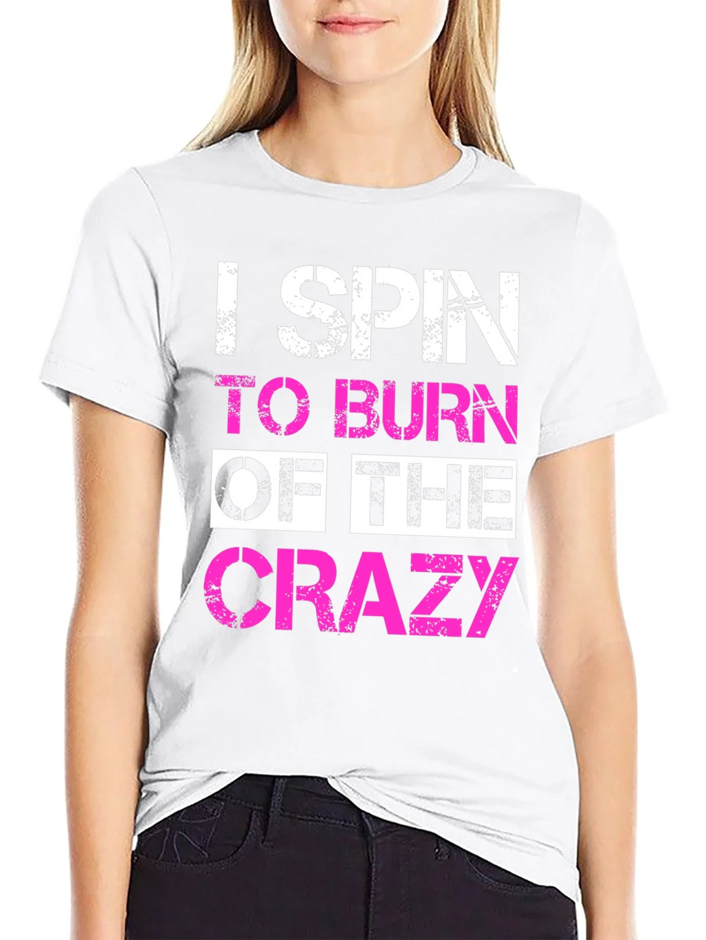 I Spin to Burn Off The Crazy T-Shirt product image 8
