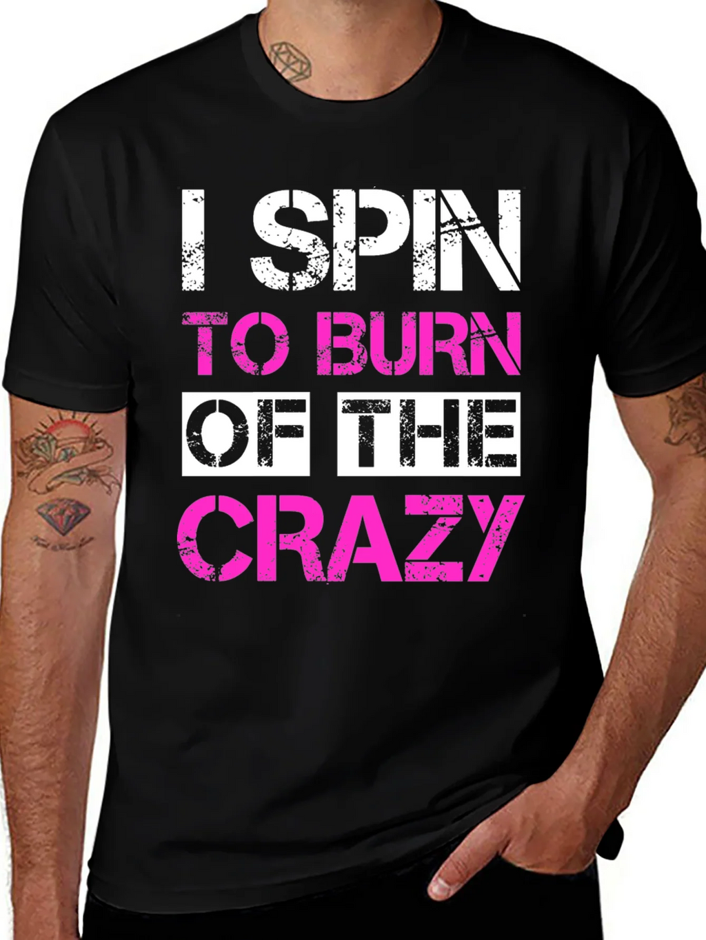 I Spin to Burn Off The Crazy T-Shirt product image 1