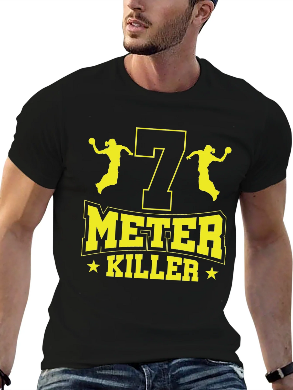 7 Meter Killer T-Shirt - Handball Player Design product image 2