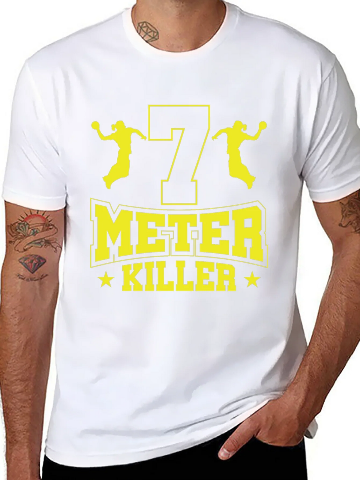 7 Meter Killer T-Shirt - Handball Player Design product image 3