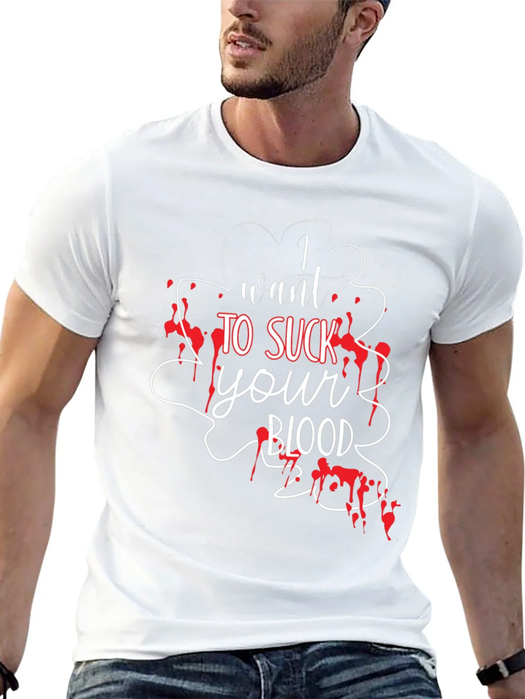 I Want To Suck Your Blood T-Shirt - Halloween Tee product image 12