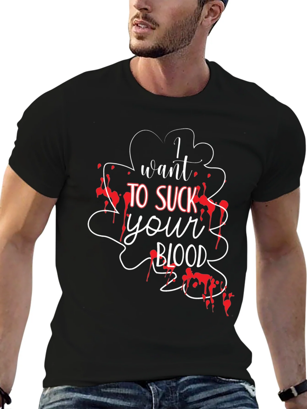 I Want To Suck Your Blood T-Shirt - Halloween Tee product image 6