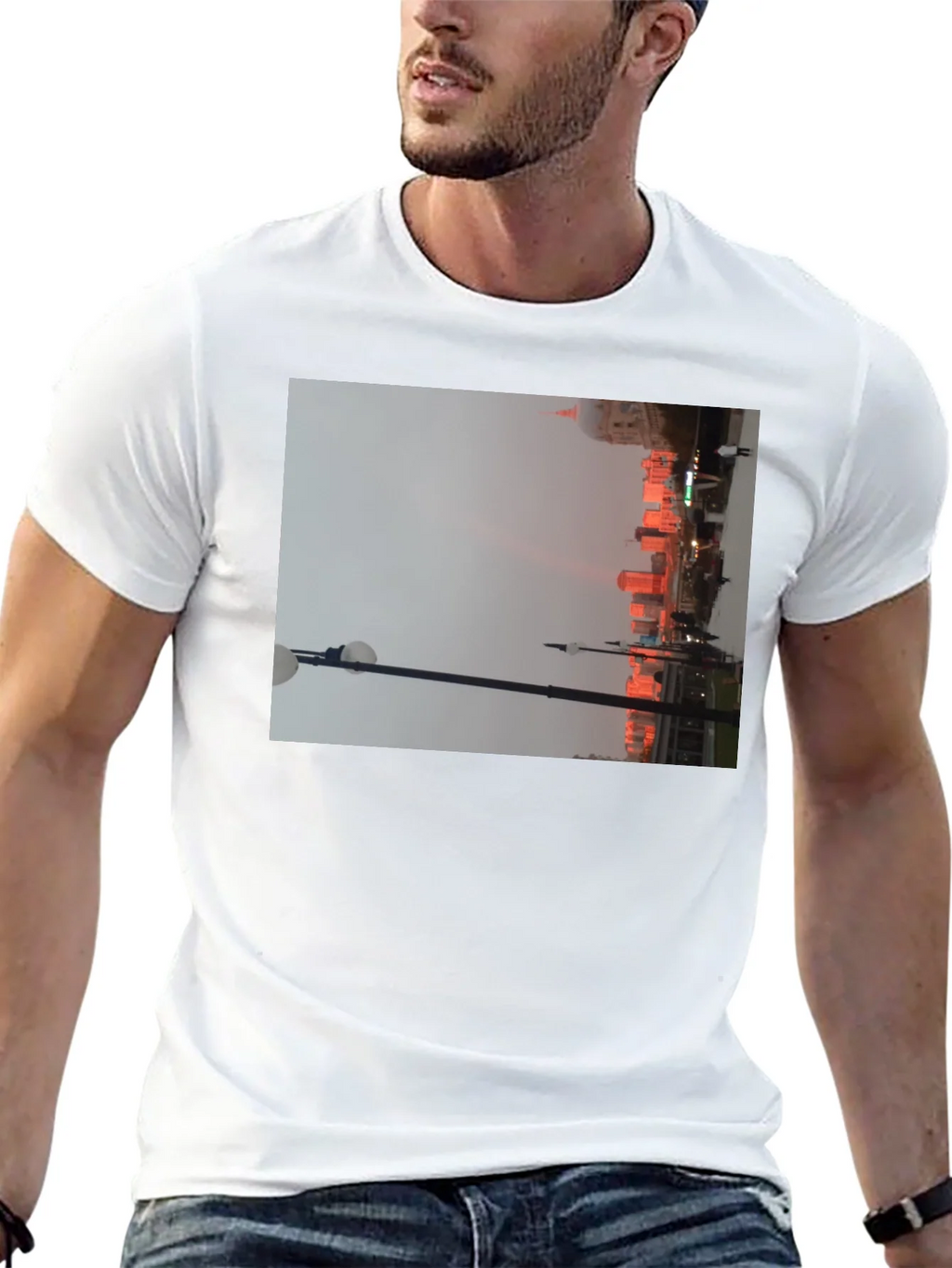 Cityscape T-Shirt - Urban Lights Design product image 12