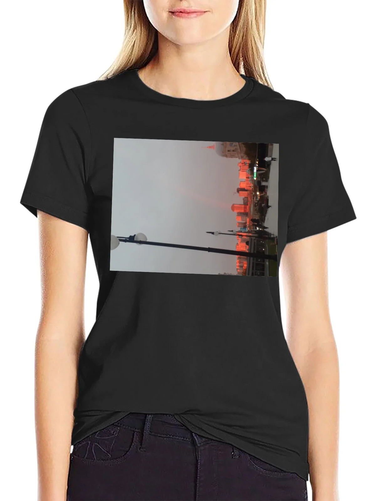 Cityscape T-Shirt - Urban Lights Design product image 2