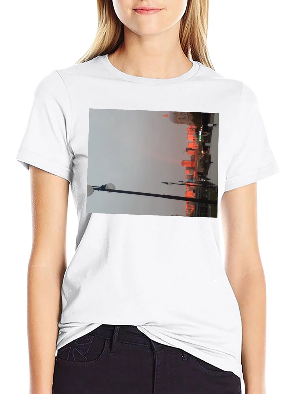 Cityscape T-Shirt - Urban Lights Design product image 8