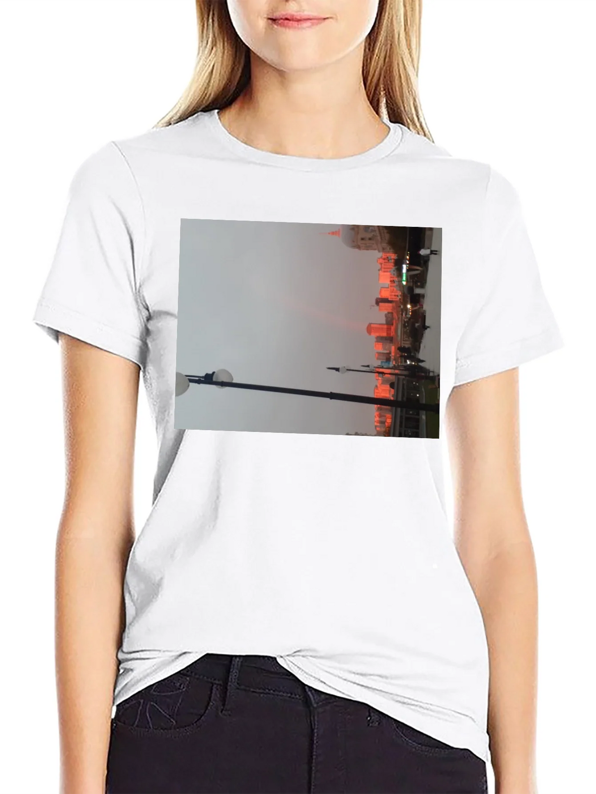 Cityscape T-Shirt - Urban Lights Design product image 8