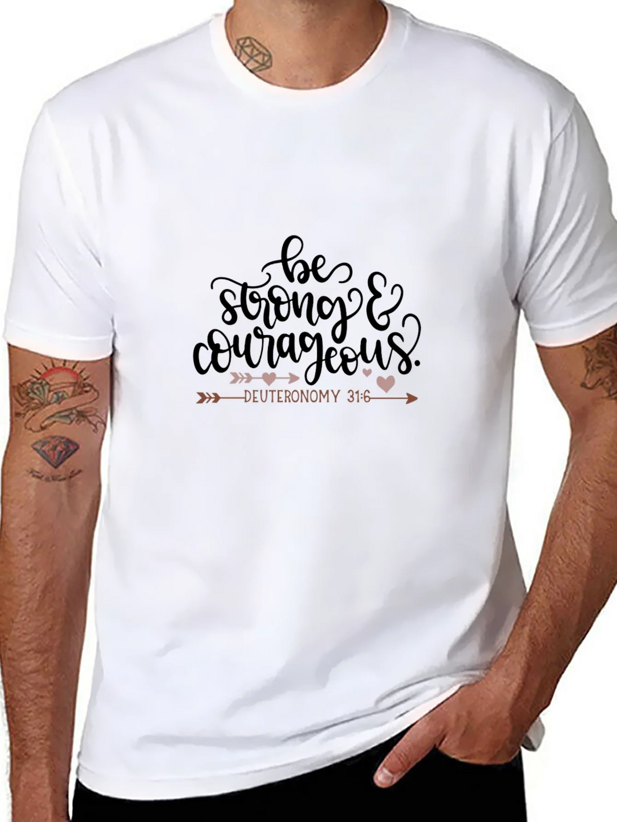 Be Strong & Courageous T-Shirt product image 1