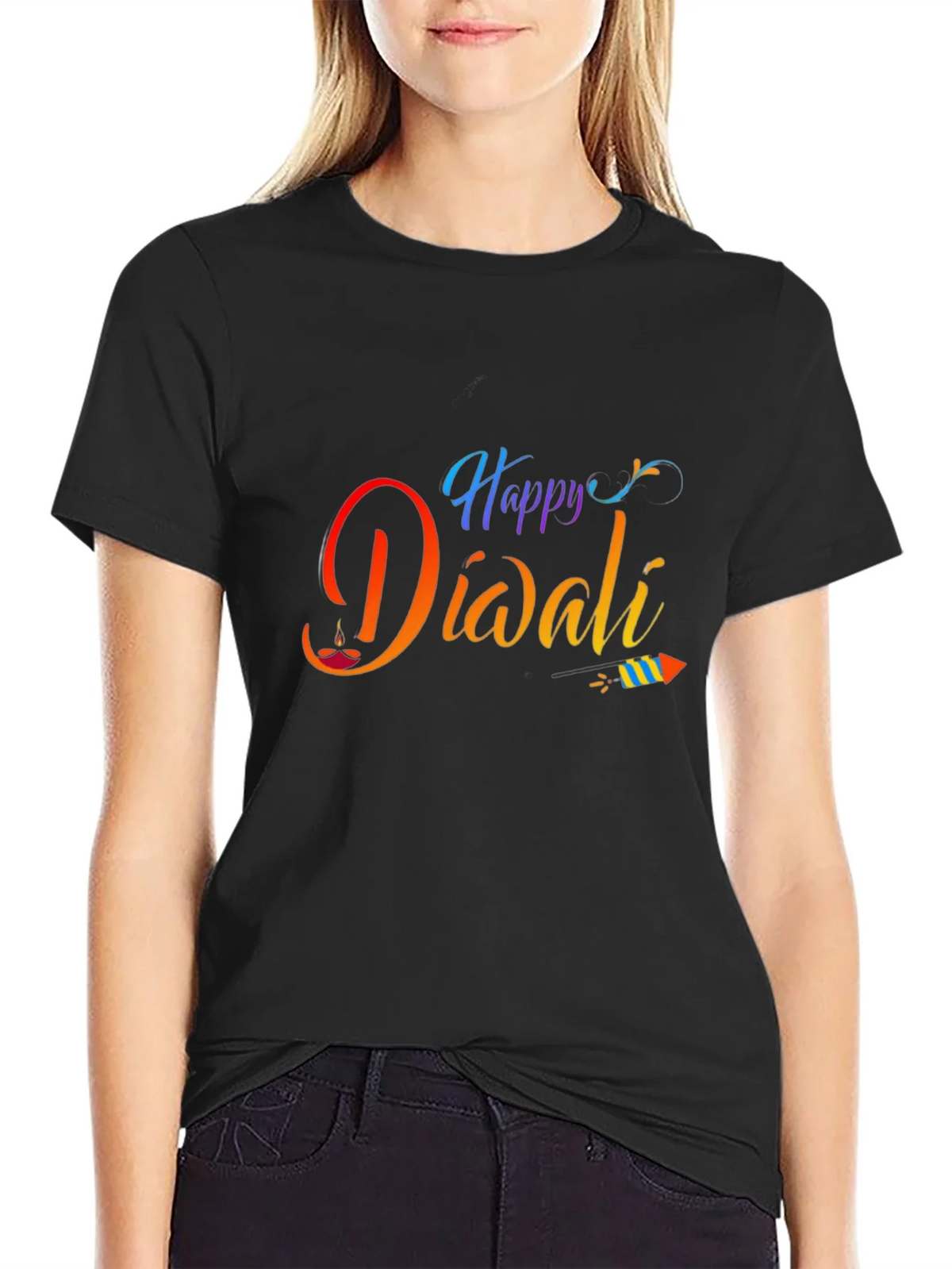 Happy Diwali T-Shirt - Festive Celebration product image 2
