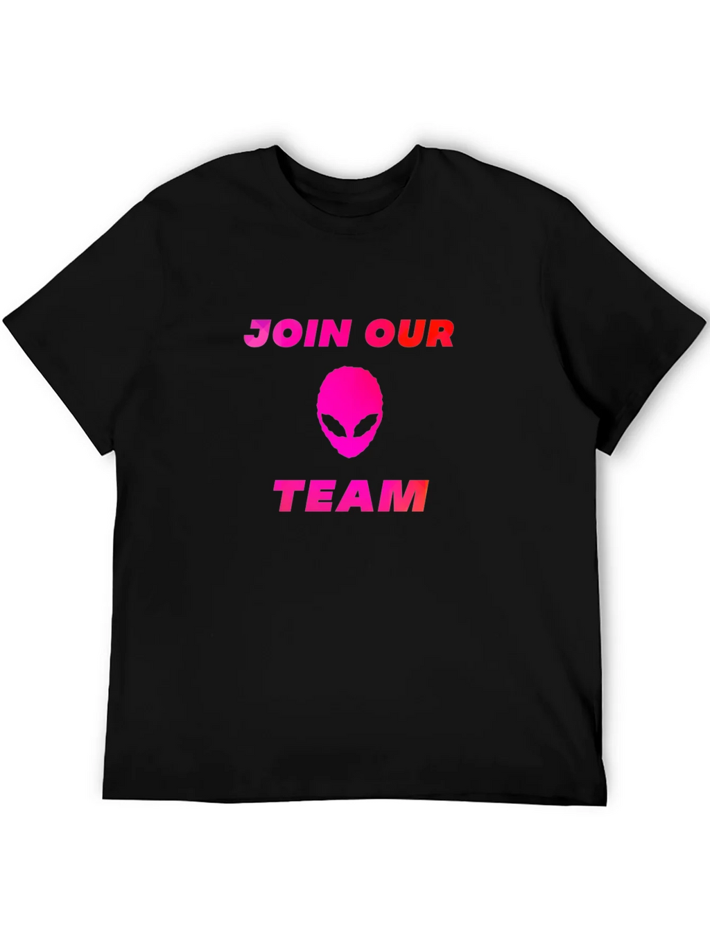 Join Our Team Alien T-Shirt - Black Cotton Blend product image 5