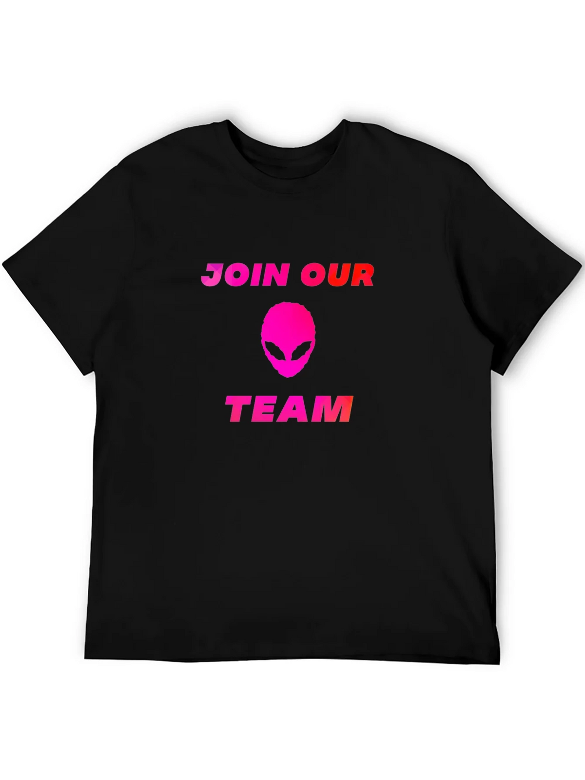 Join Our Team Alien T-Shirt - Black Cotton Blend product image 5