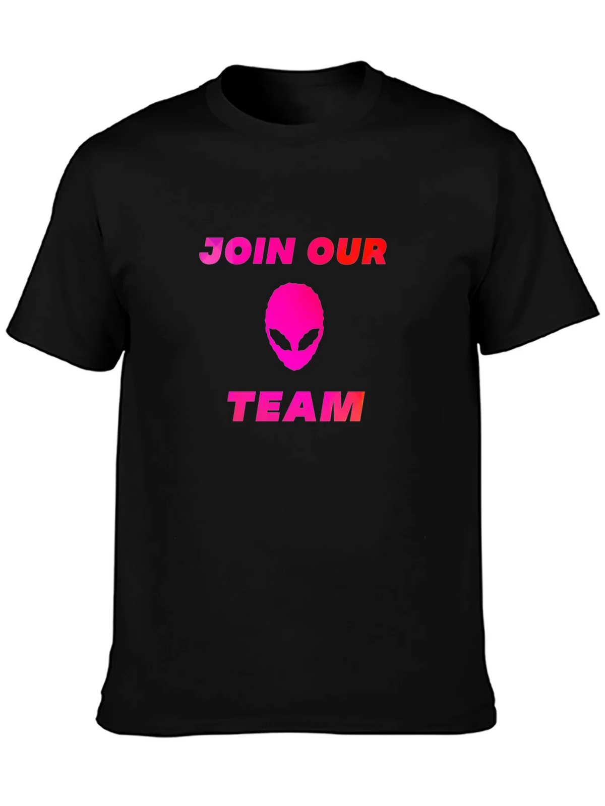 Join Our Team Alien T-Shirt - Black Cotton Blend product image 3