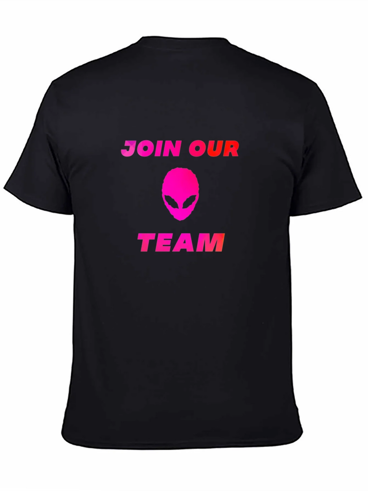 Join Our Team Alien T-Shirt - Black Cotton Blend product image 4
