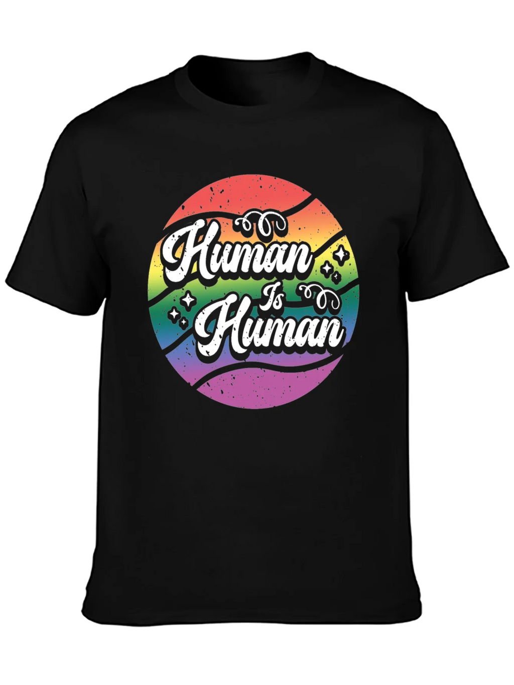 Human Is Graphic Tee - LGBTQ+ Pride product image 3