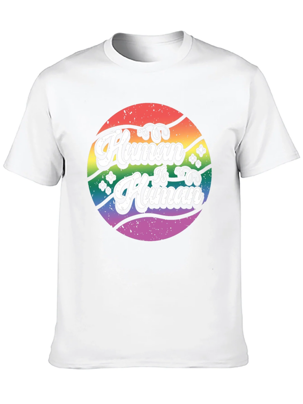Human Is Graphic Tee - LGBTQ+ Pride product image 9
