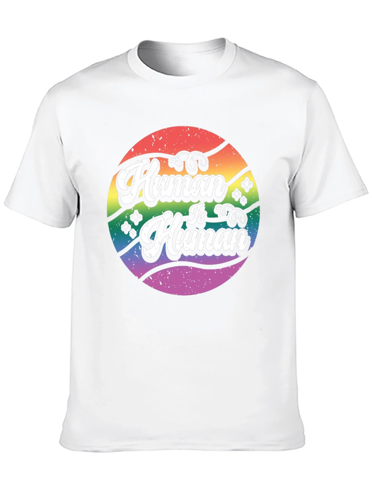 Human Is Graphic Tee - LGBTQ+ Pride product image 9