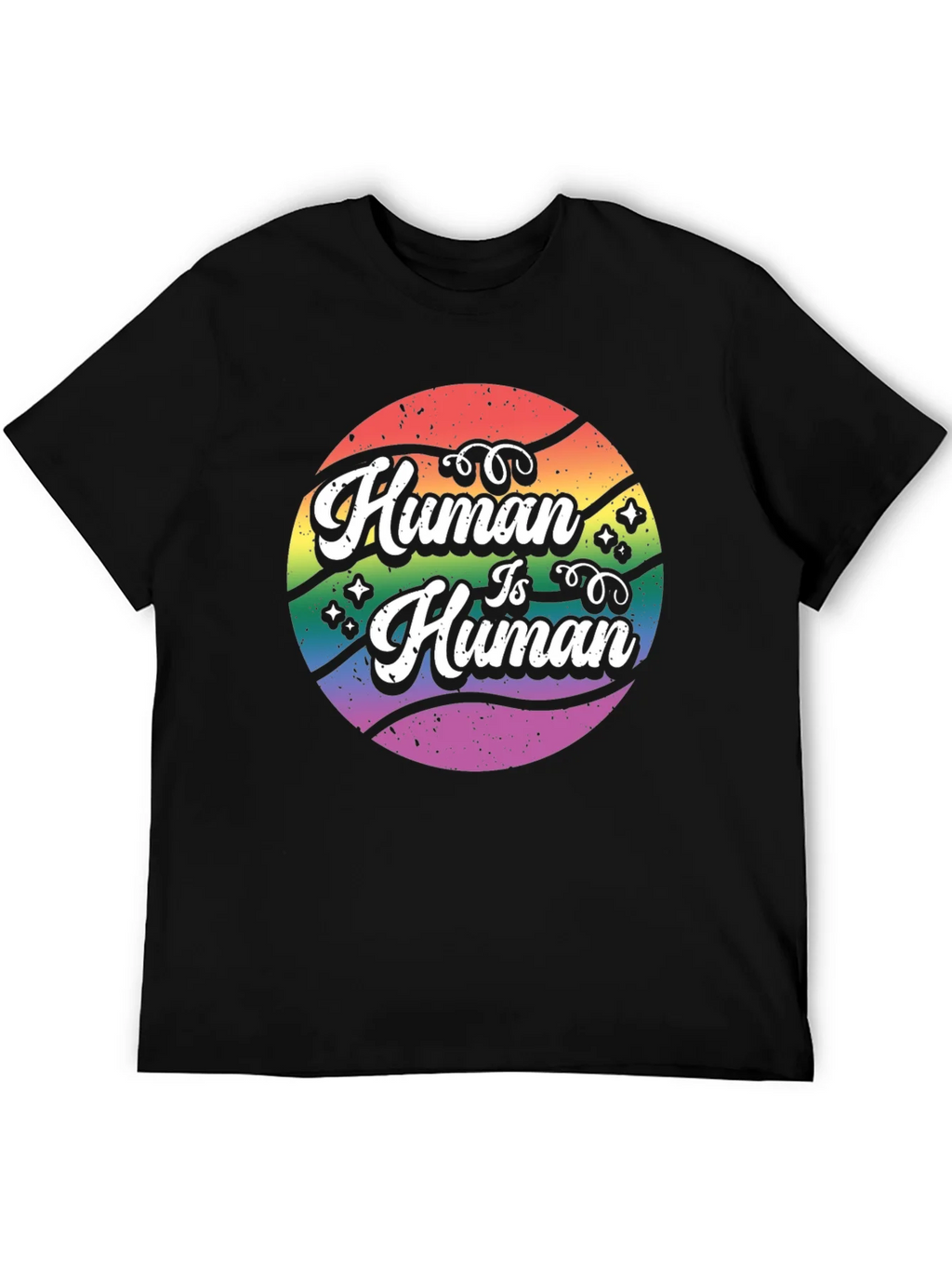Human Is Graphic Tee - LGBTQ+ Pride product image 5