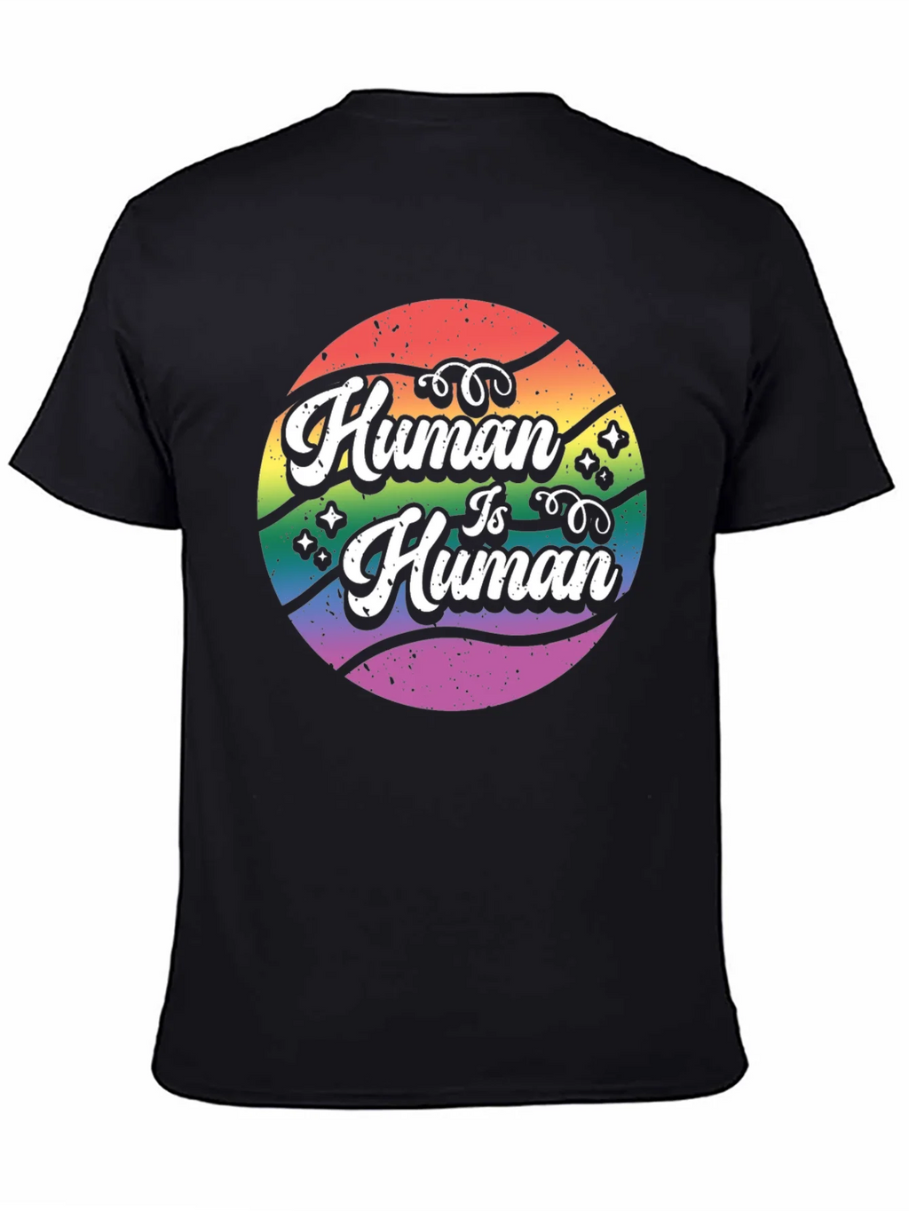 Human Is Graphic Tee - LGBTQ+ Pride product image 4