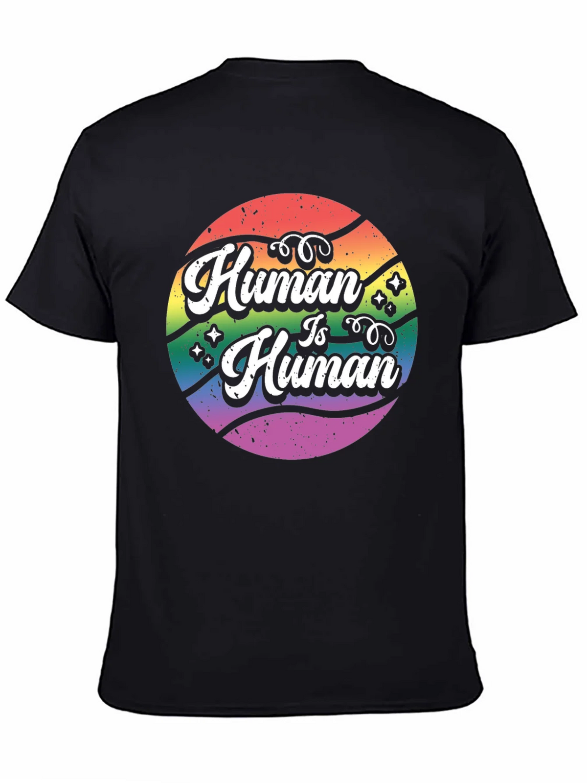 Human Is Graphic Tee - LGBTQ+ Pride product image 4